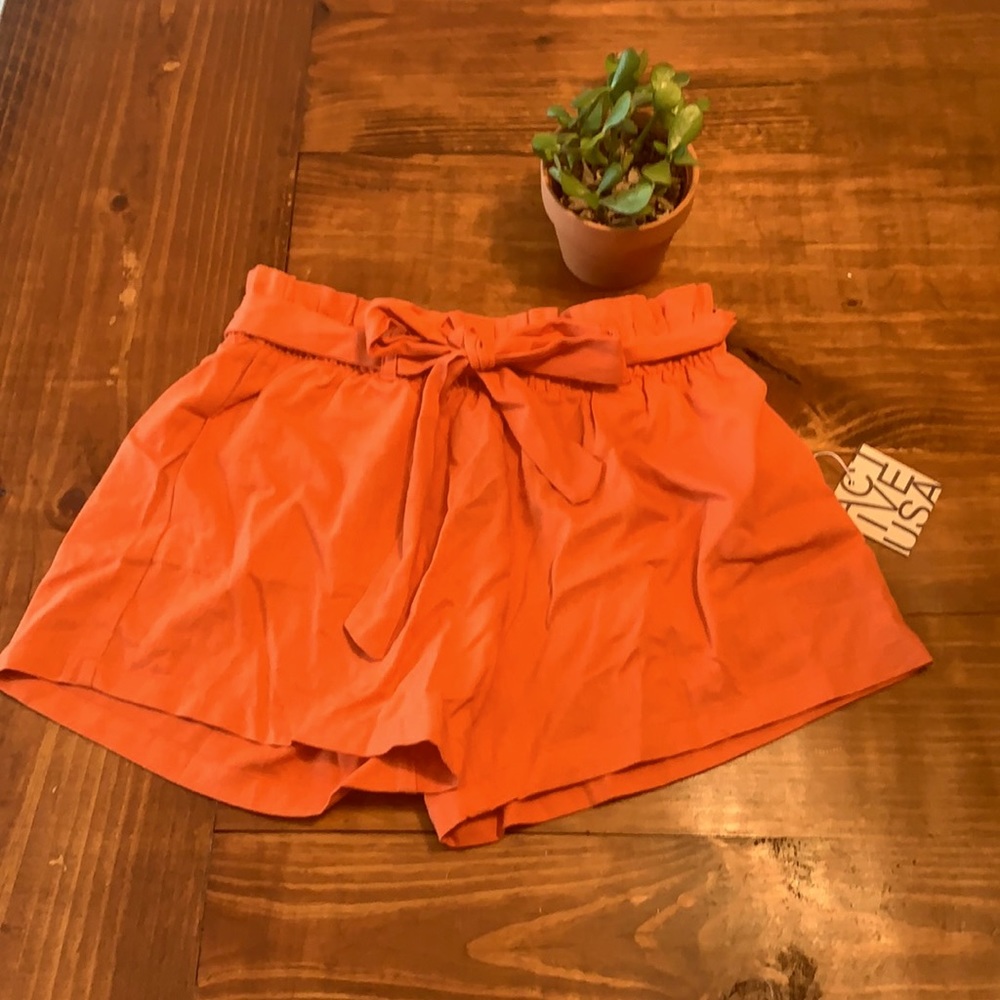 Active USA clothe high waist shorts in orange!!
